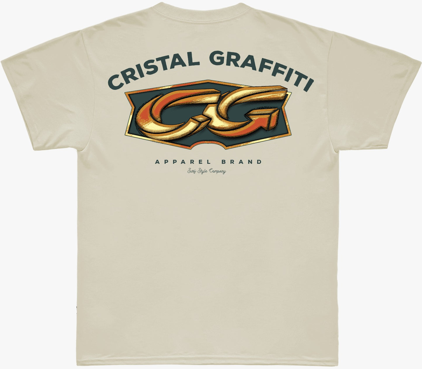 Camiseta Cristal Graffiti - Off White - Style