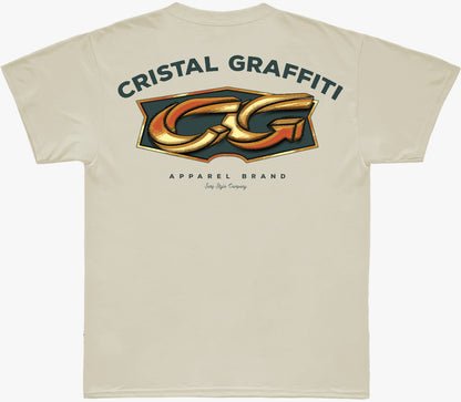 Camiseta Cristal Graffiti - Off White - Style