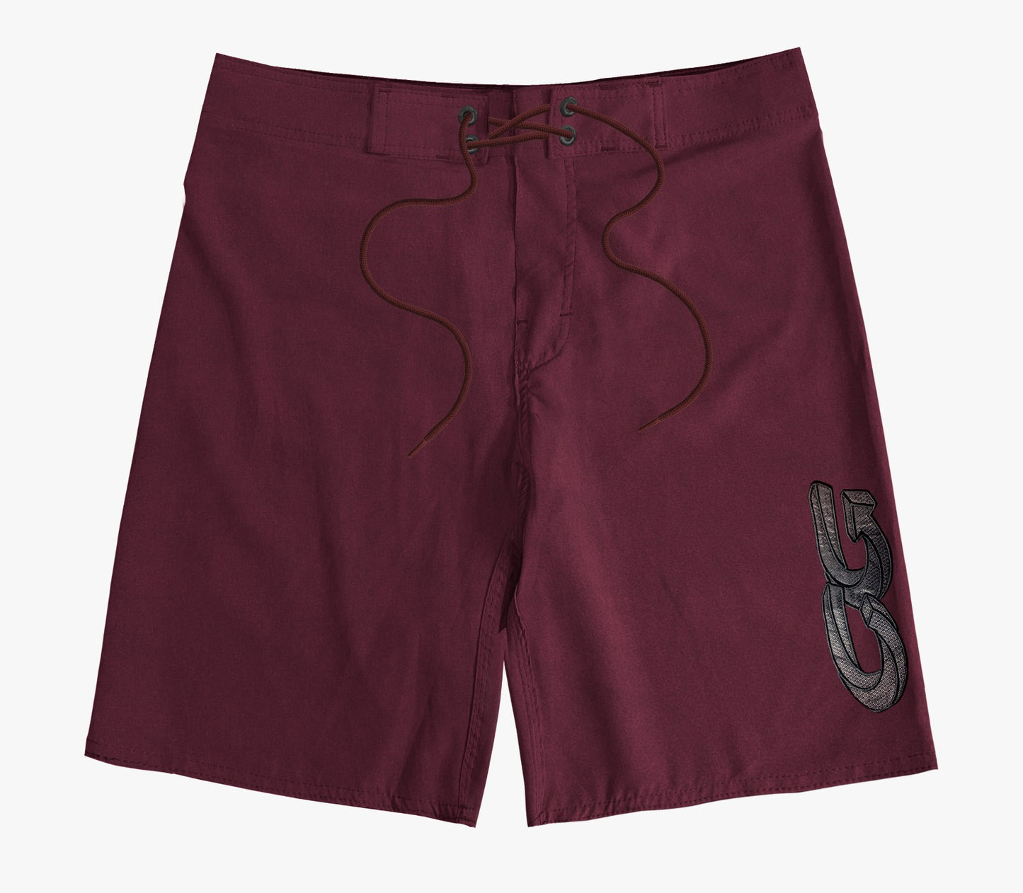 Boardshort Cristal Graffiti - Vinho - Bordada