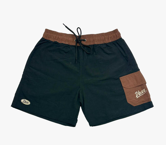 Short Cargo Voxx - Preto e Marrom