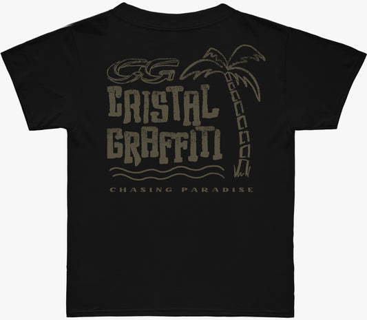 Camiseta Cristal Graffiti - Preto - Paradise Infantil
