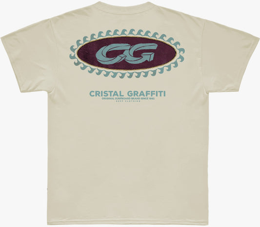 Camiseta Cristal Graffiti - Off White - Original