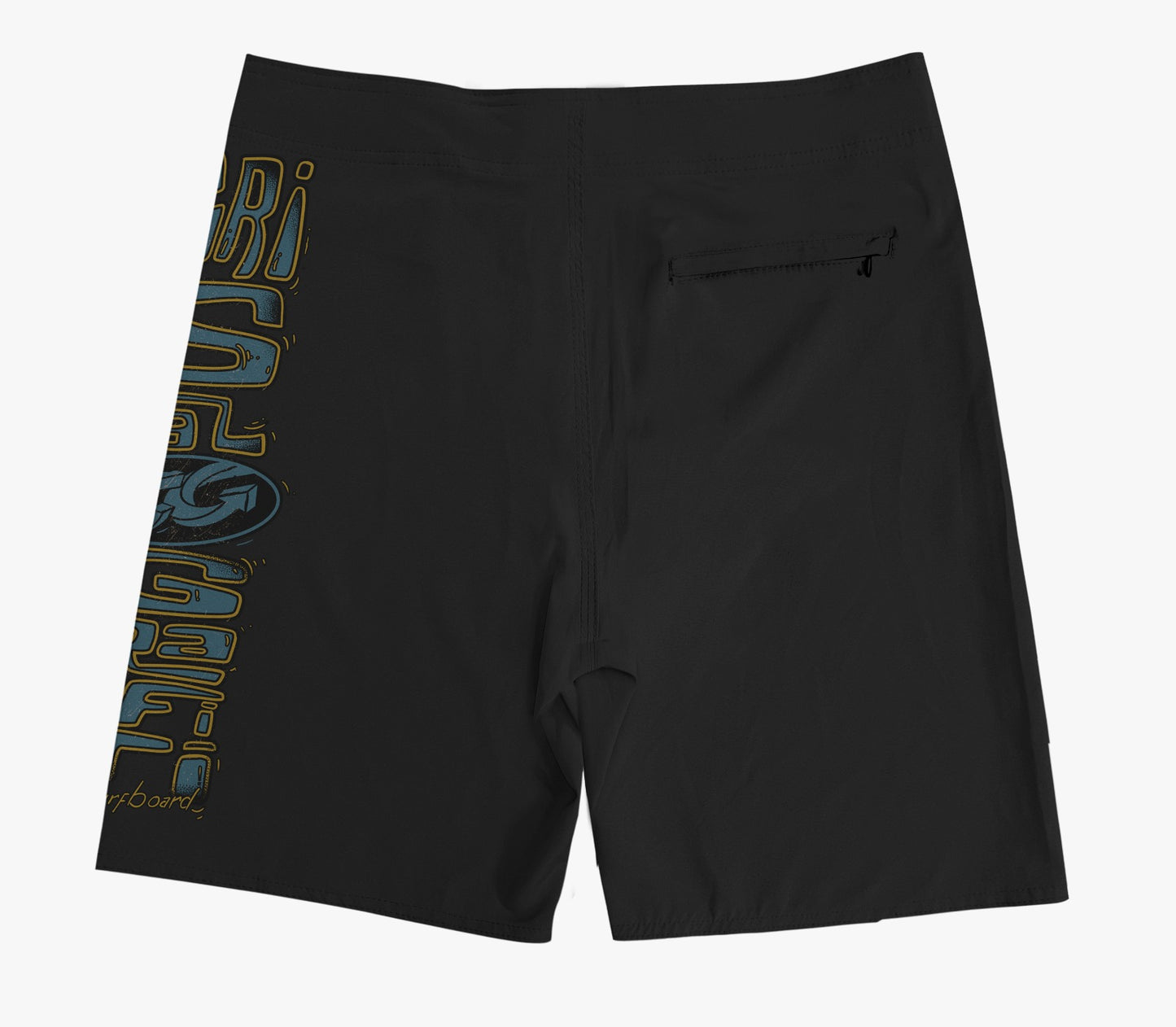 Boardshort Cristal Graffiti - Preto - Grafite