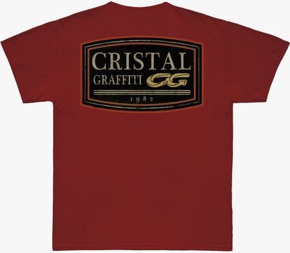 Camiseta Cristal Graffiti - Vermelho - Selo Grafite