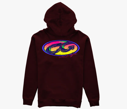 Moletom Cristal Graffiti - Vinho - Colored