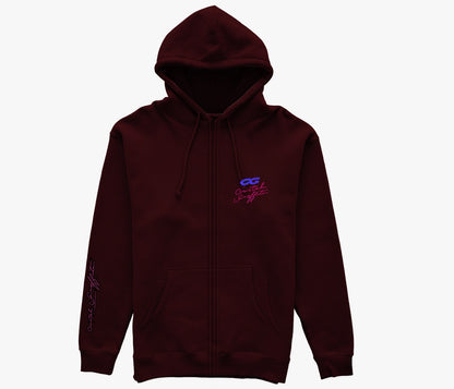 Moletom Cristal Graffiti - Vinho - Colored