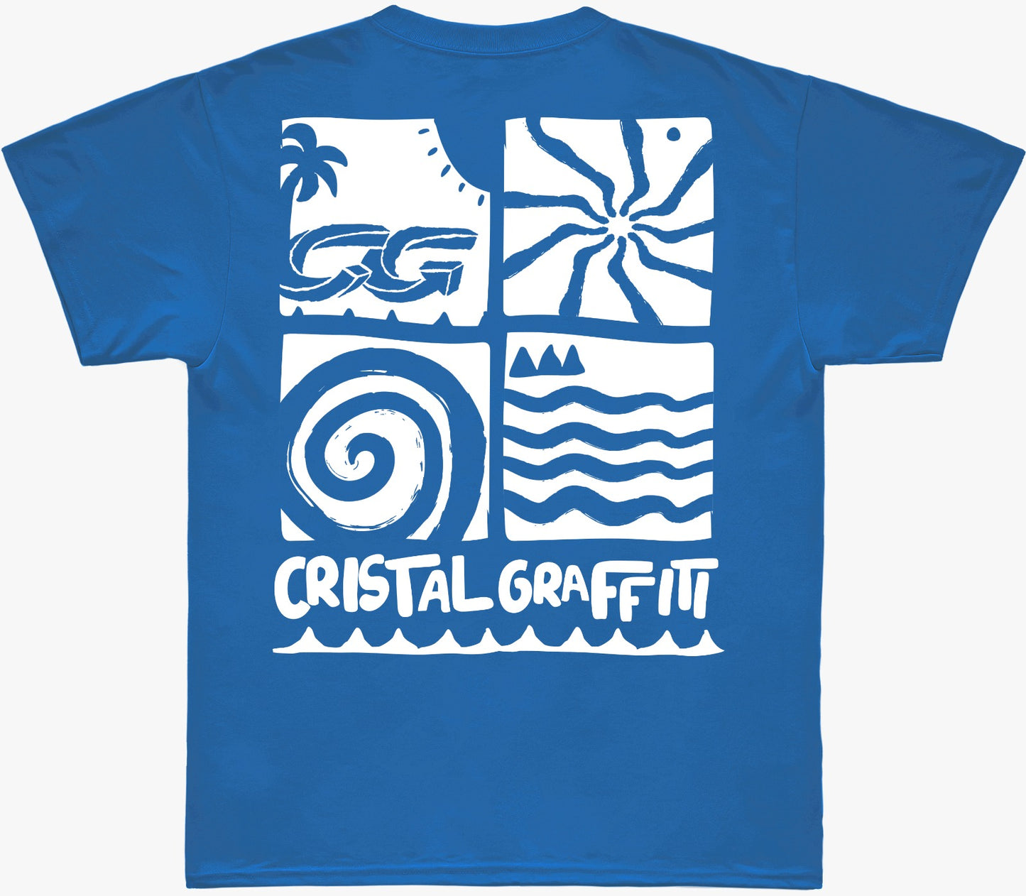 Camiseta Cristal Graffiti - Azul - Estações