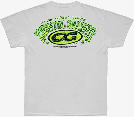 Camiseta Cristal Graffiti - Branca - since 1982