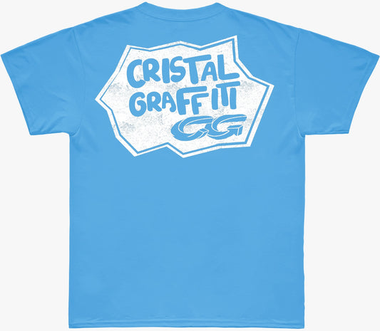 Camiseta Cristal Graffiti - Azul - CG
