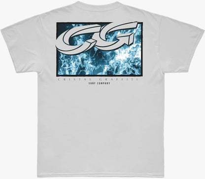 Camiseta Cristal Graffiti  - Branca - Surf Company