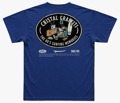 Camiseta Cristal Graffiti  - Azul - Since 1982