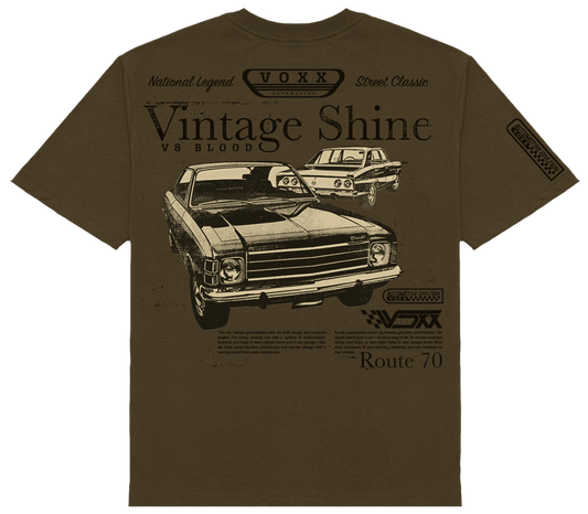 Camiseta Voxx Oversized - Marrom - Opala