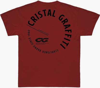 Camiseta Cristal Graffiti - Vermelho  - Brand