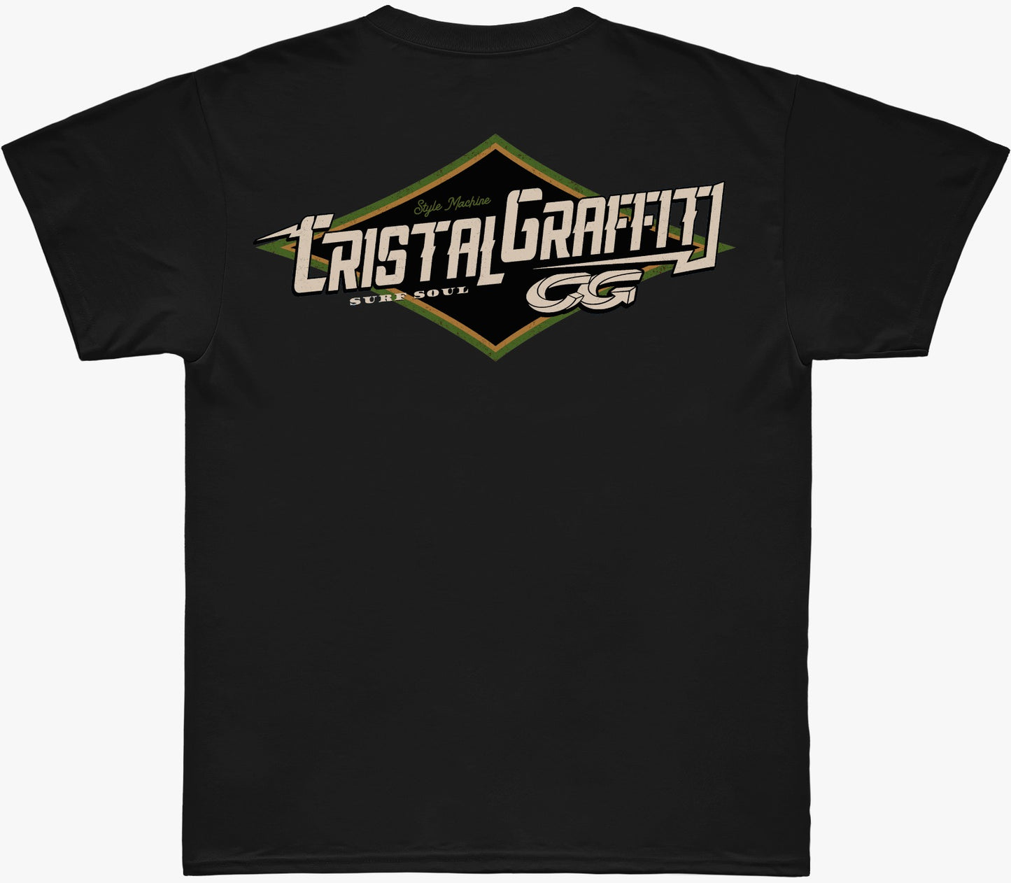 Camiseta Cristal Graffiti - Preto - Graffiti Dark Wave