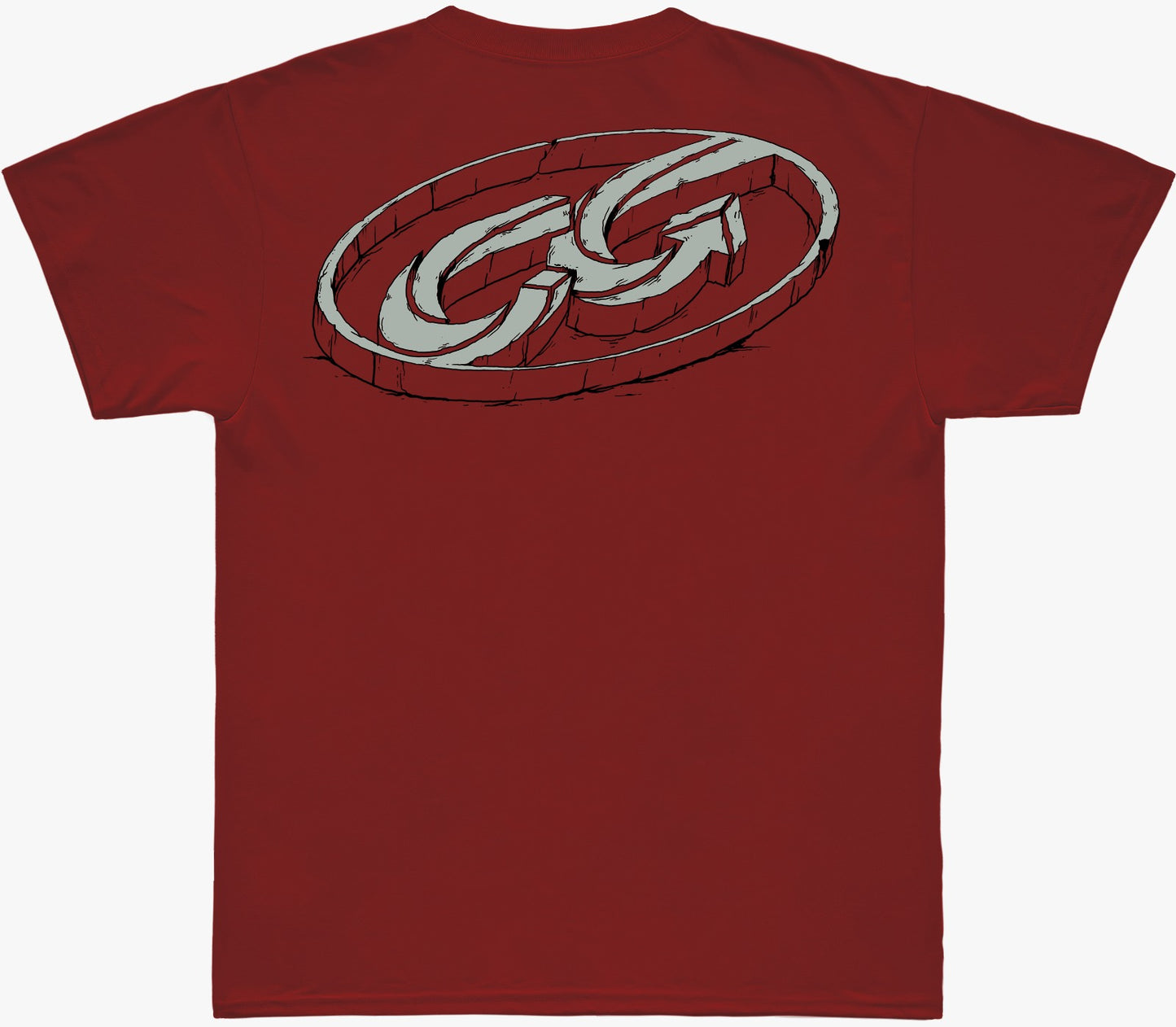 Camiseta Cristal Graffiti - Vermelha - Logo