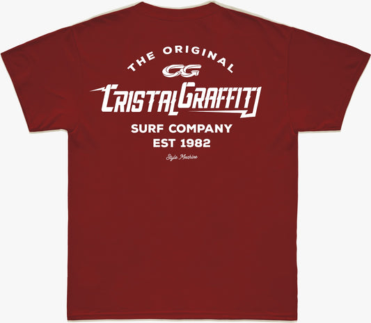 Camiseta Cristal Graffiti - Vermelho - Est 1982