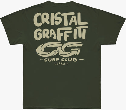Camiseta Cristal Graffiti - Verde - Surf Club
