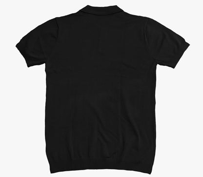 Camiseta Polo Cristal Graffiti  - Preto