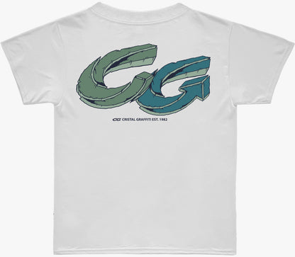 Camiseta Cristal Graffiti - Branca - CG Infantil