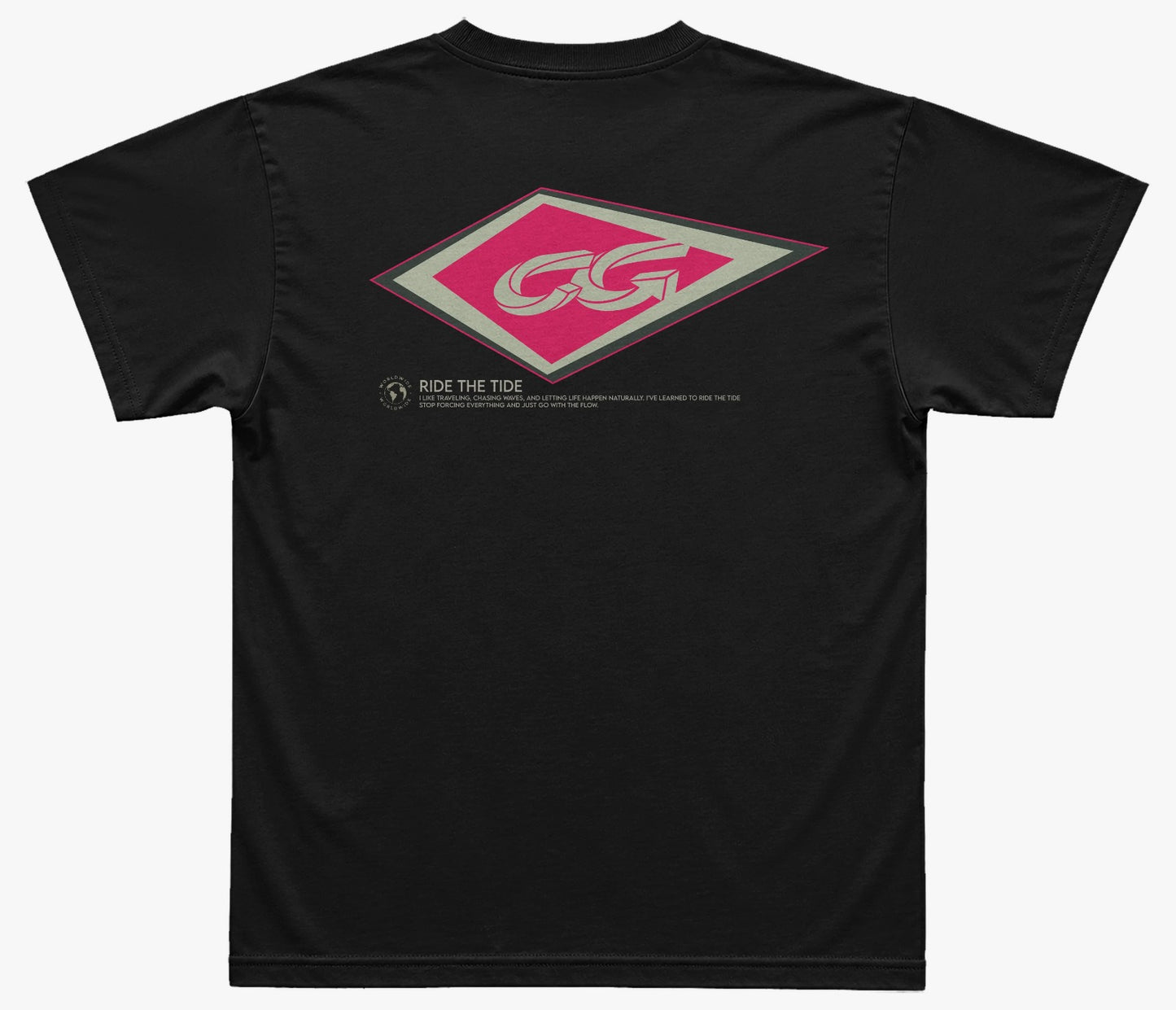 Camiseta Cristal Graffiti - Preto - Ride