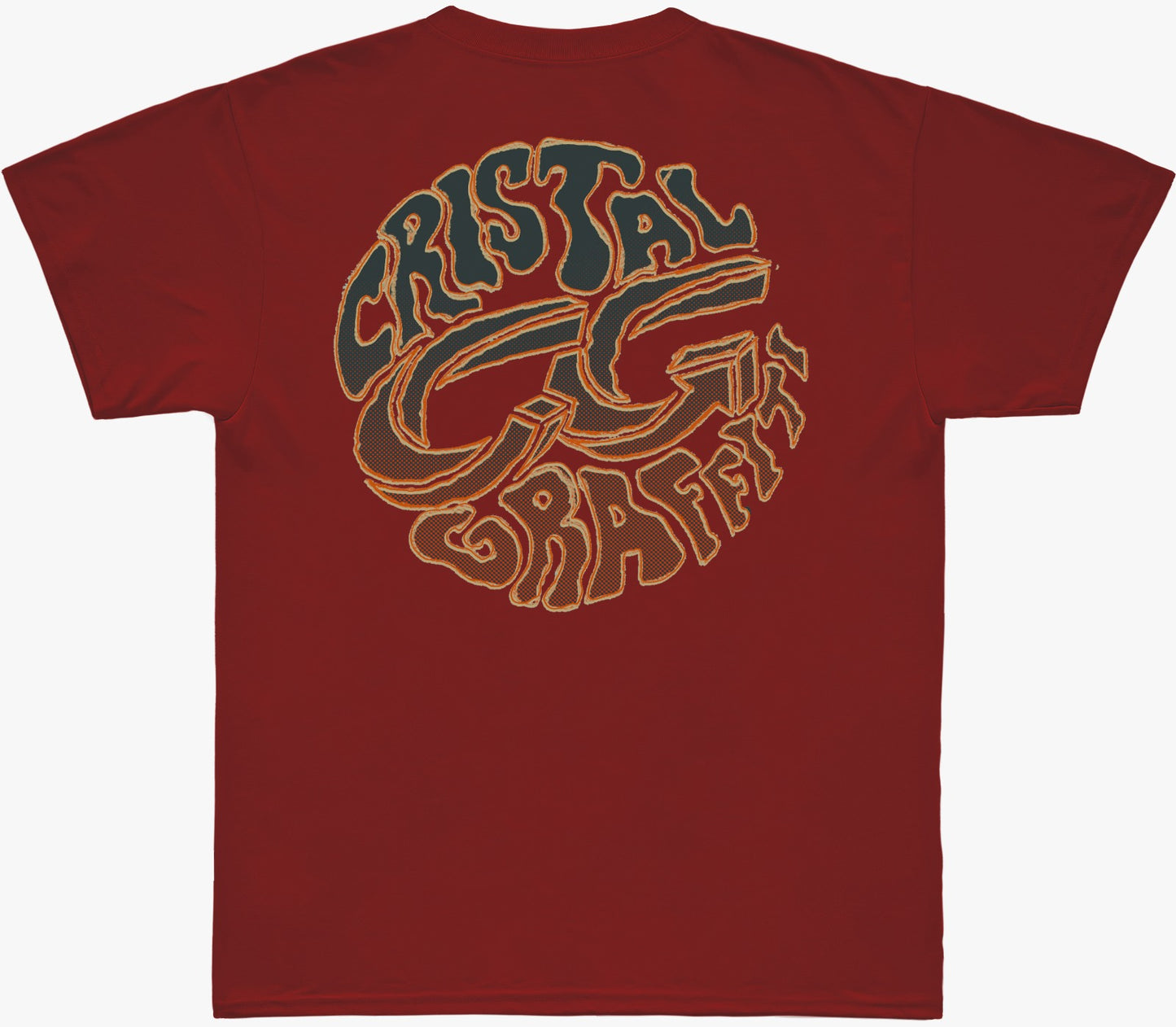 Camiseta Cristal Graffiti - Vermelho - Crystal Drift