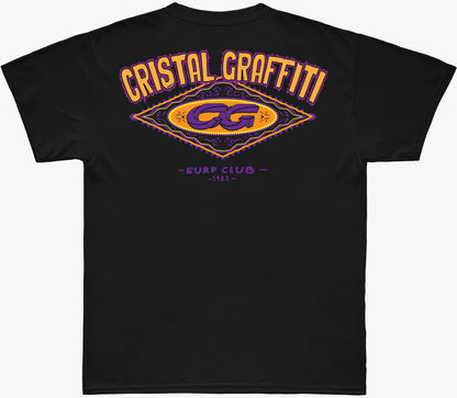 Camiseta Cristal Graffiti - Preta - Surf Club