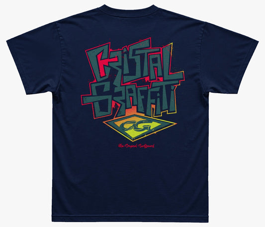Camiseta Cristal Graffiti  - Azul - The Original