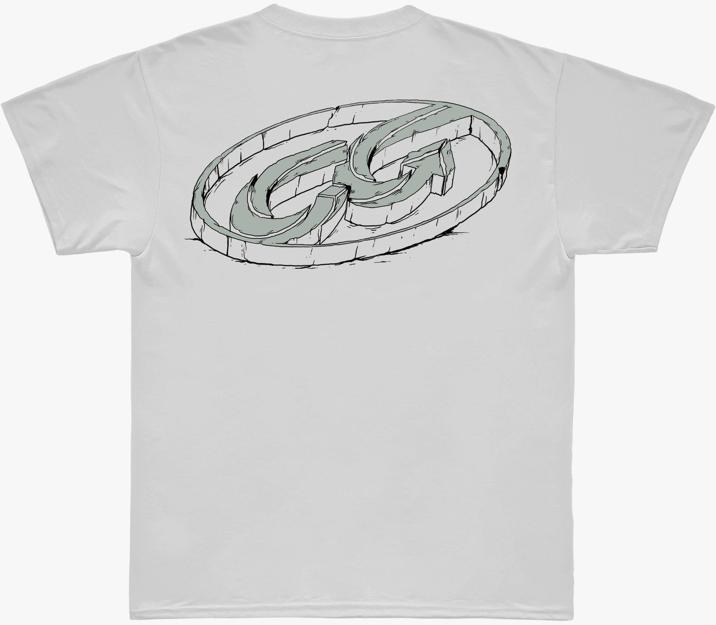 Camiseta Cristal Graffiti - Branca - Logo