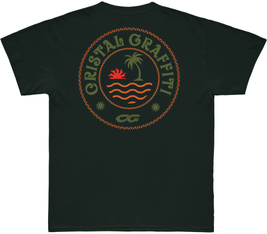 Camiseta Cristal Graffiti - Verde - Rope Beach