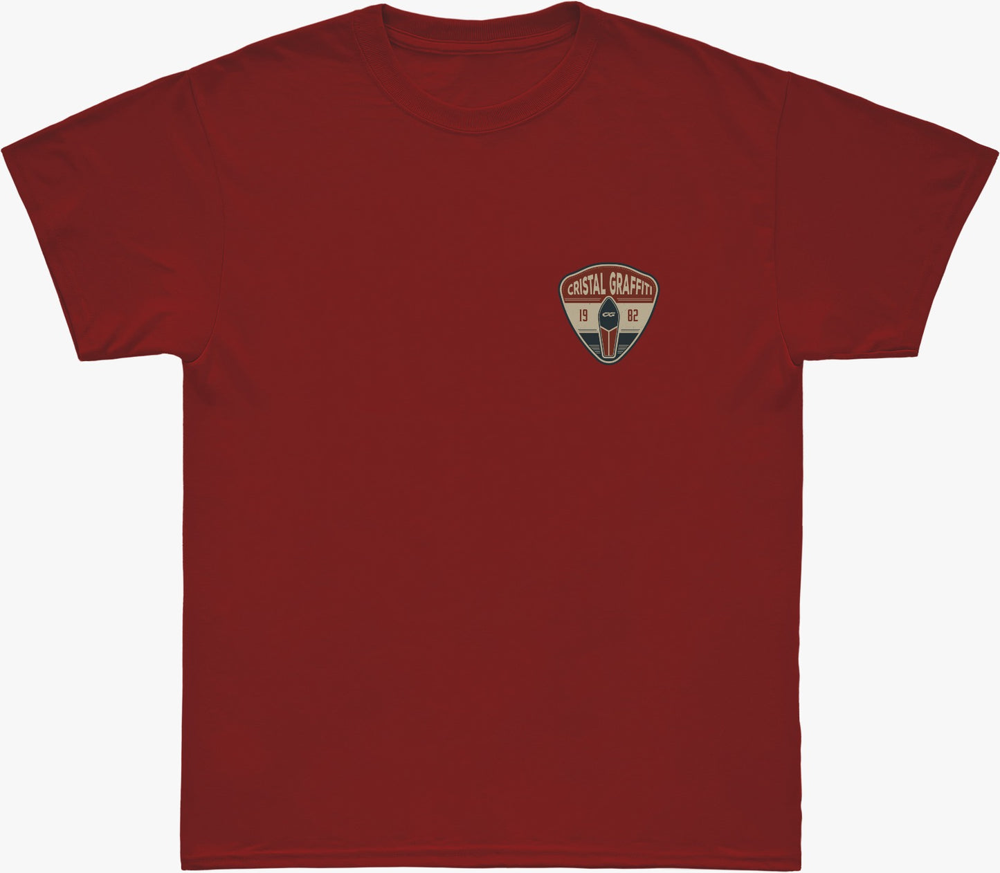 Camiseta Cristal Graffiti - Vermelho - Prancha 82