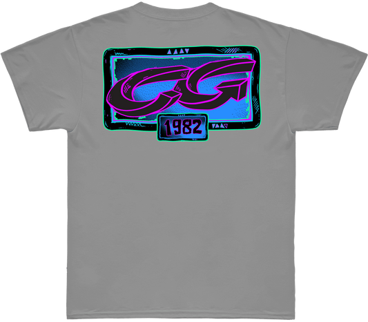 Camiseta Cristal Graffiti - Old Art - Cinza