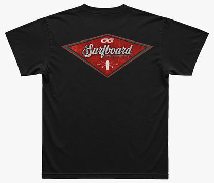 Camiseta Cristal Graffiti  - Preto - Surfboard