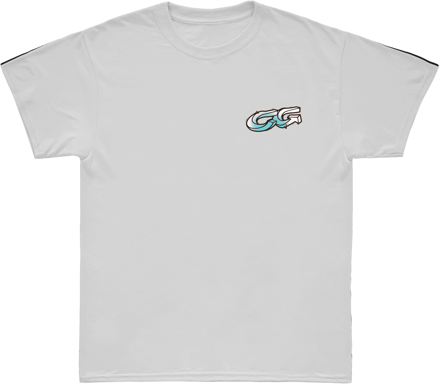 Camiseta Cristal Graffiti - Distorce - Branca