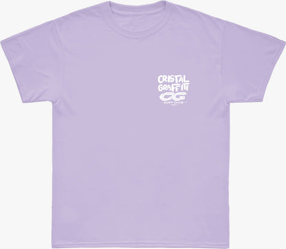 Camiseta Cristal Graffiti - Lilás - Surf Club