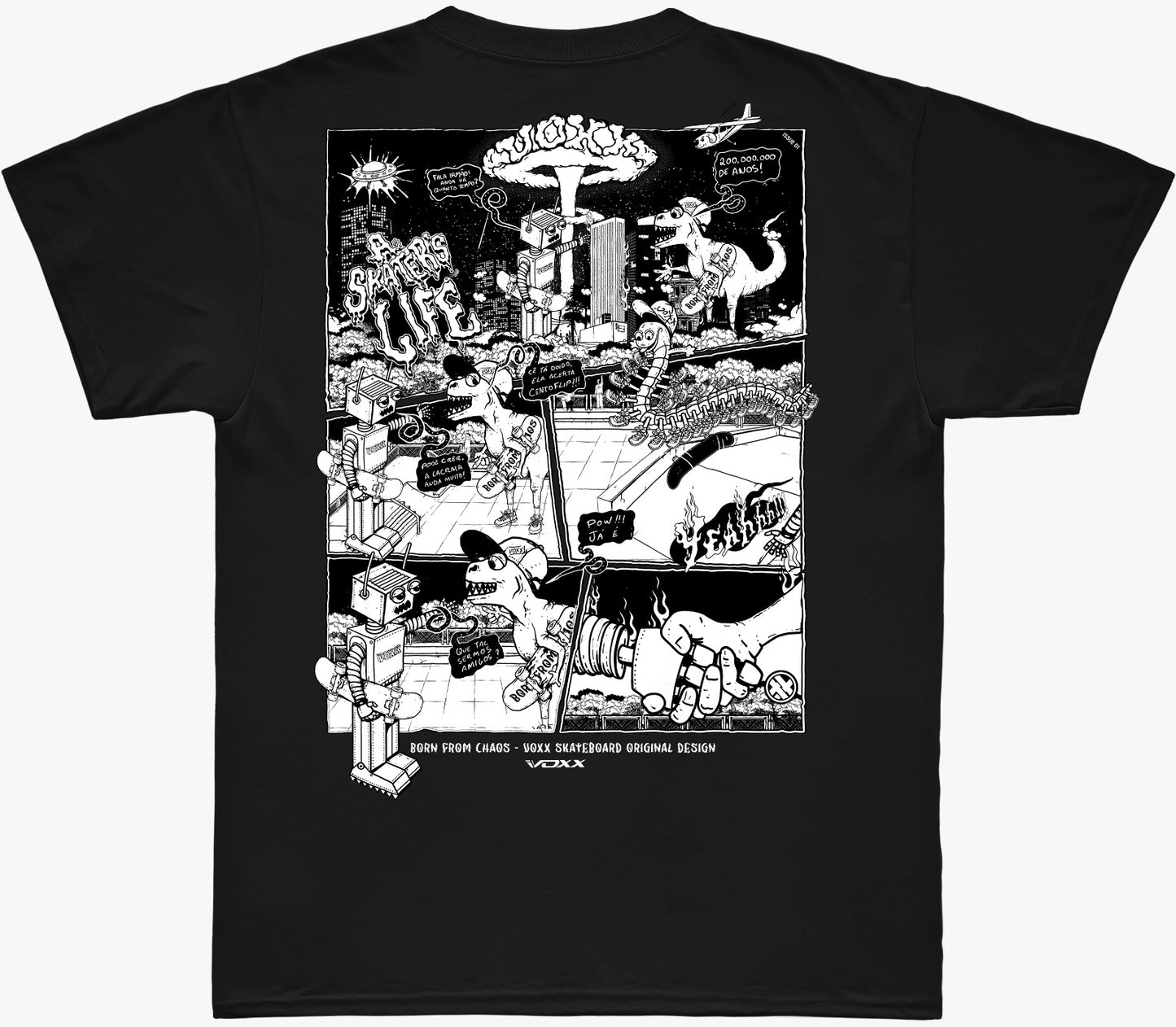 Camiseta Voxx Oversized - Preto - Original Design