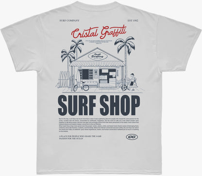 Camiseta Cristal Graffiti  - Branca - Shop
