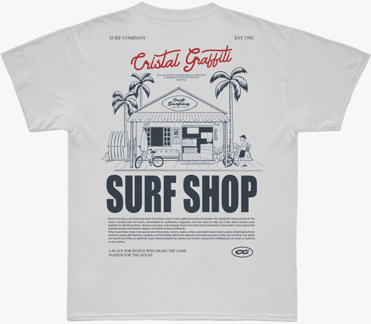 Camiseta Cristal Graffiti  - Branca - Shop