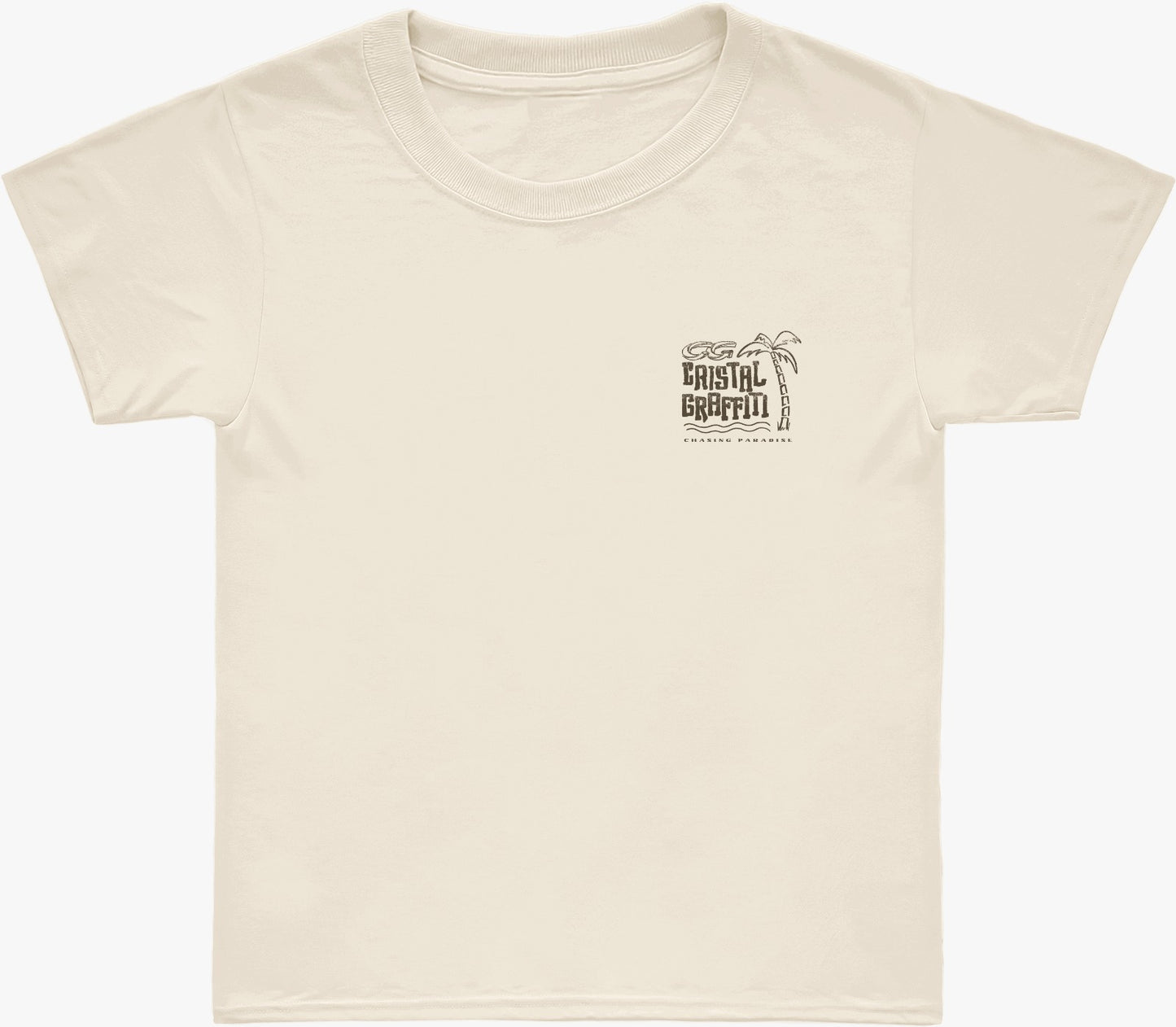 Camiseta Cristal Graffiti - Off White - Paradise Infantil