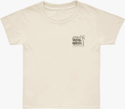 Camiseta Cristal Graffiti - Off White - Paradise Infantil