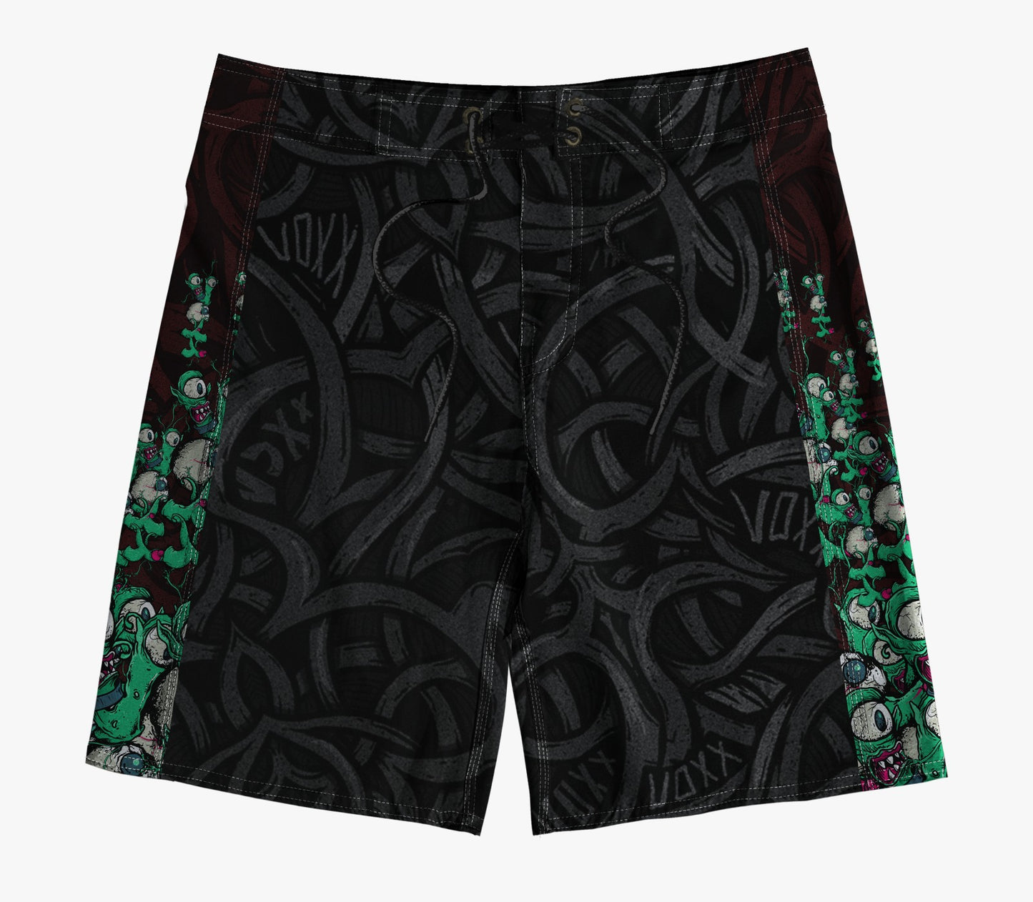 Boardshort VOXX - Preto e Verde - Monsters