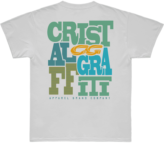 Camiseta Cristal Graffiti - Branca - Brand Company