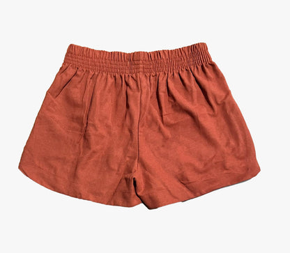 Short Linho Feminino - Terracota