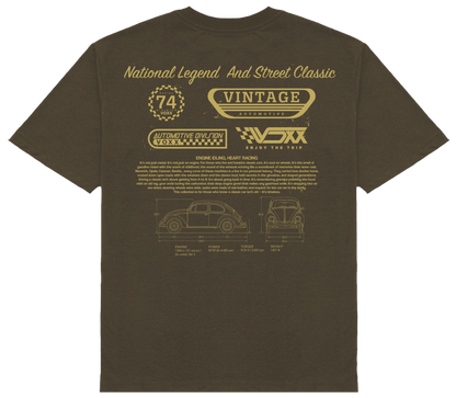 Camiseta Oversized Voxx - Marrom - National Beetle