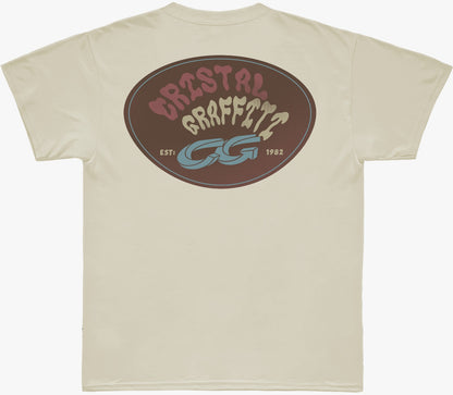 Camiseta Cristal Graffiti - Est 1982 - Off White