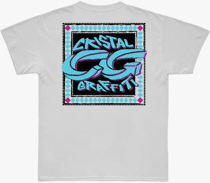 Camiseta Cristal Graffiti - Branca - Retrato