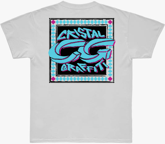 Camiseta Cristal Graffiti - Branca - Retrato