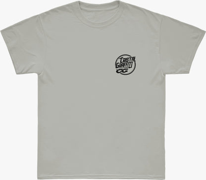 Camiseta Cristal Graffiti - Cinza - CG