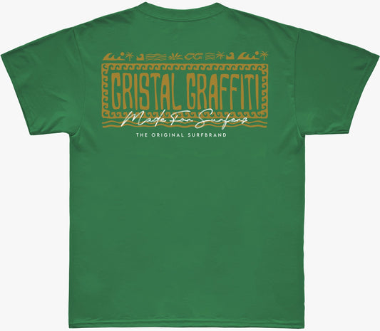 Camiseta Cristal Graffiti - Verde - Made For