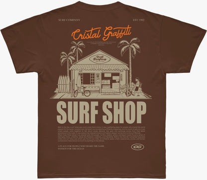 Camiseta Cristal Graffiti  - Marrom - Shop