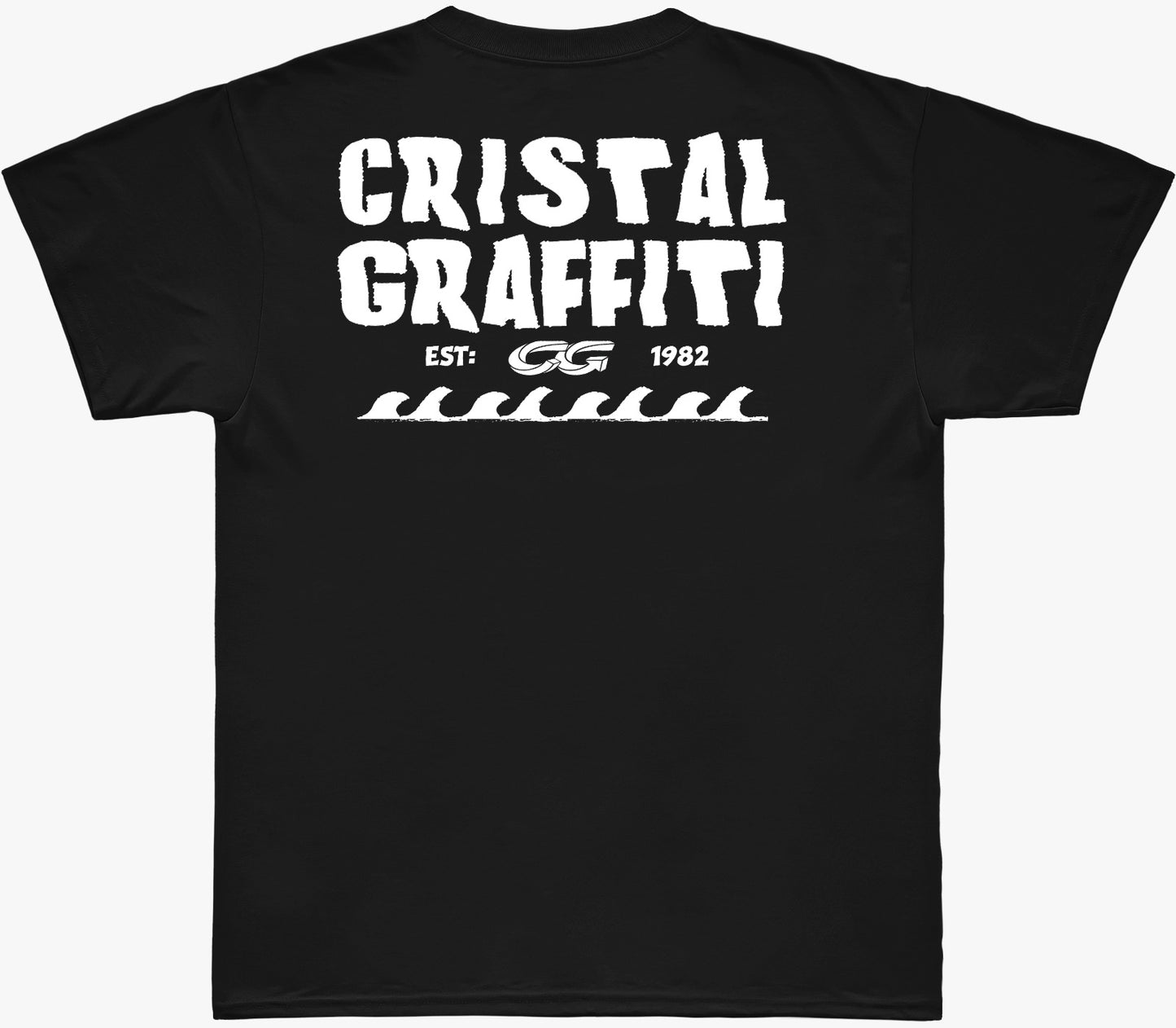 Camiseta Cristal Graffiti - Preta - De Onda